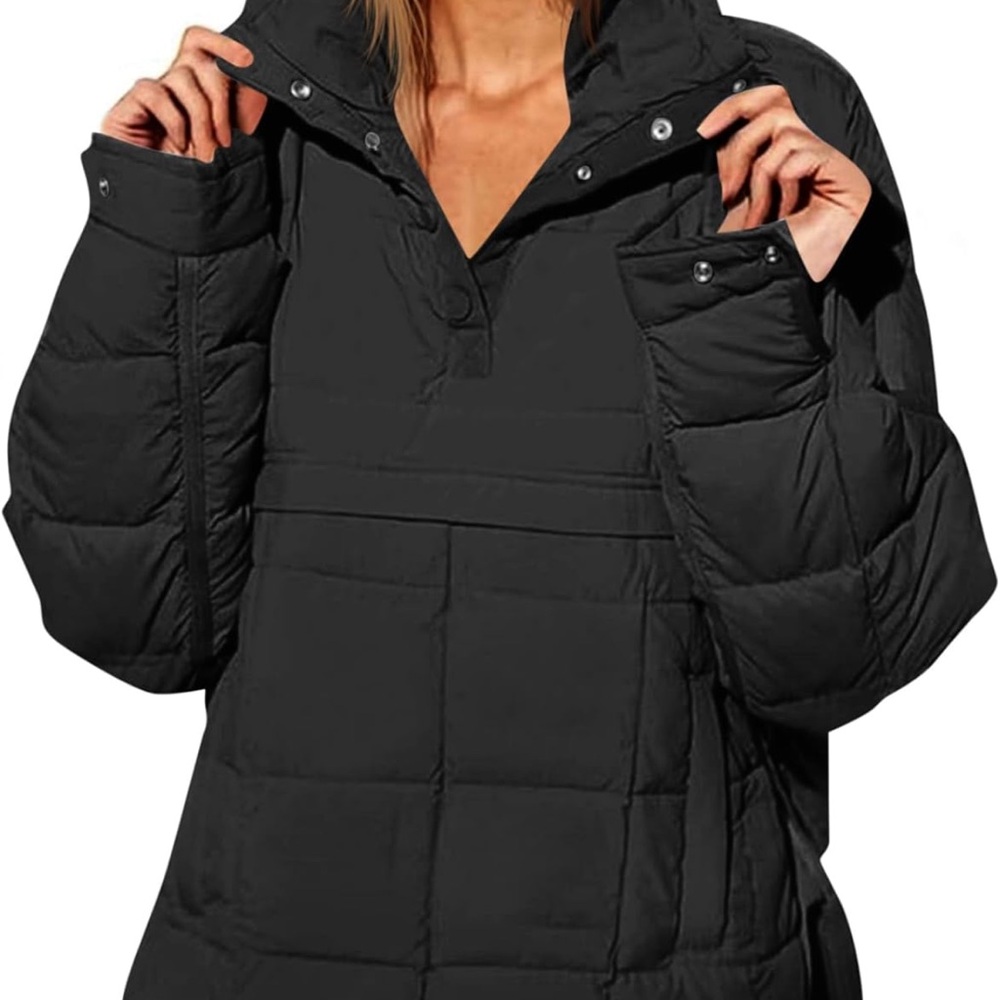 Women's Black Puffer Jacket